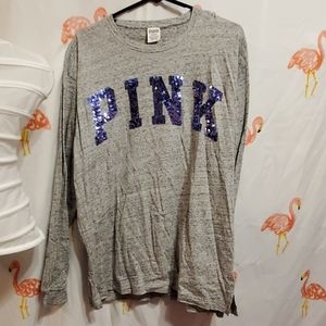 Pink bling tee